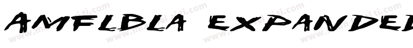 Amflbla expanded字体转换